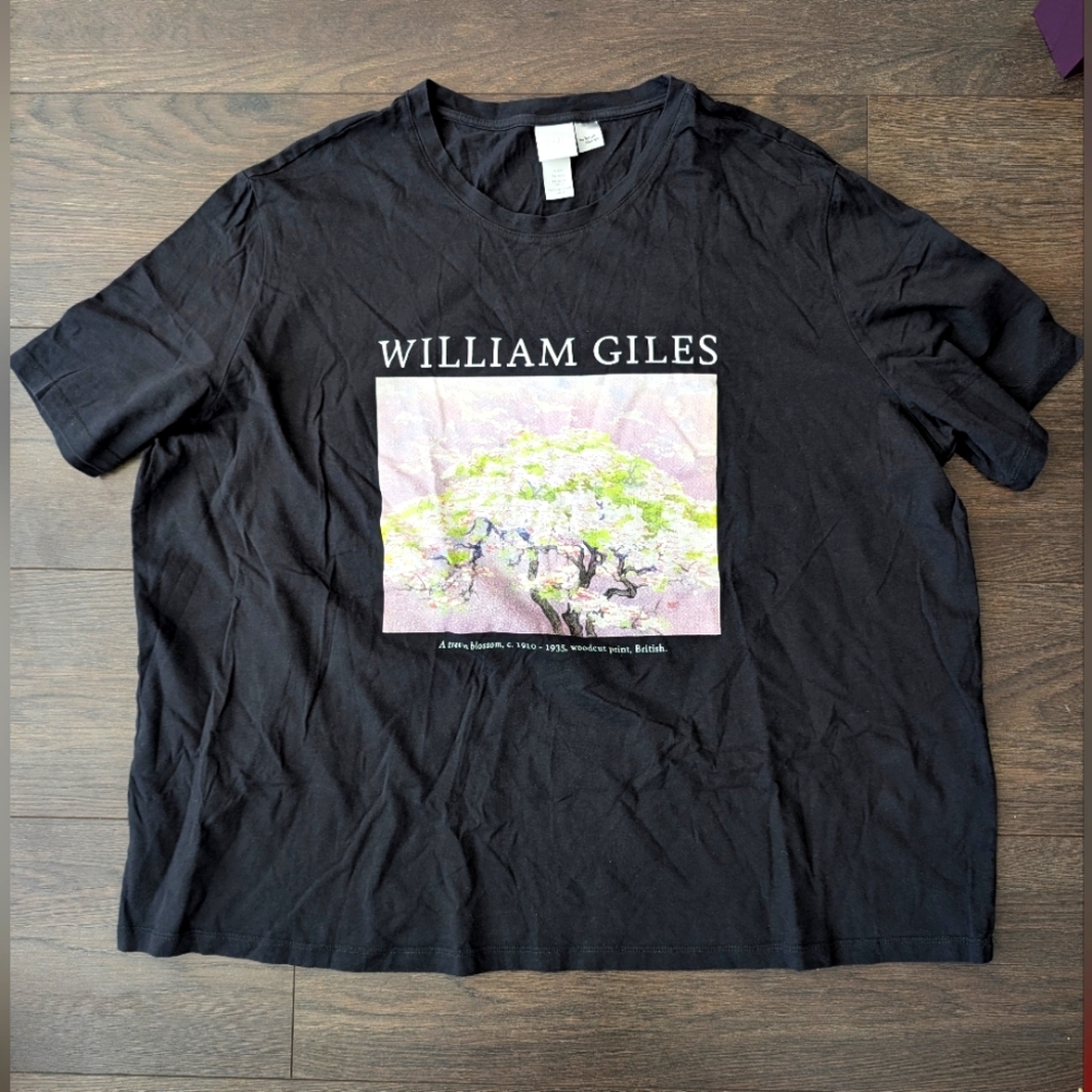 H&M William Giles Black Graphic Tee